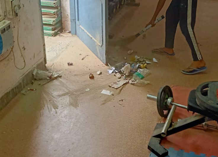 Gym Room Cleaned 08.11.2022